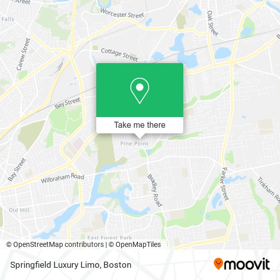 Mapa de Springfield Luxury Limo