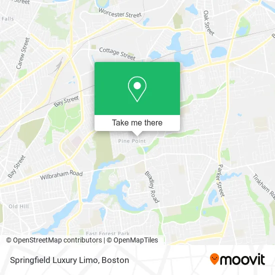Mapa de Springfield Luxury Limo