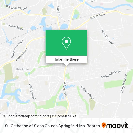 St. Catherine of Siena Church Springfield Ma map