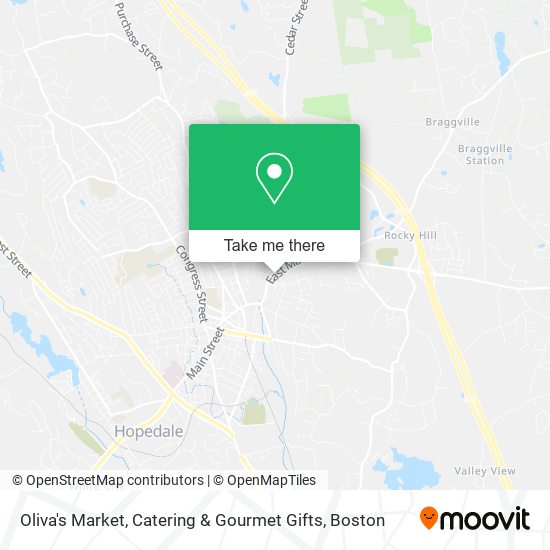 Oliva's Market, Catering & Gourmet Gifts map