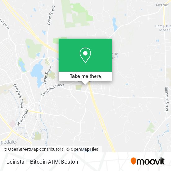 Coinstar - Bitcoin ATM map
