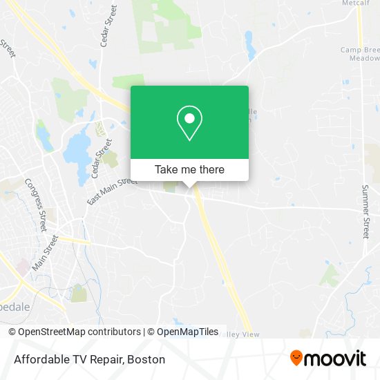 Affordable TV Repair map