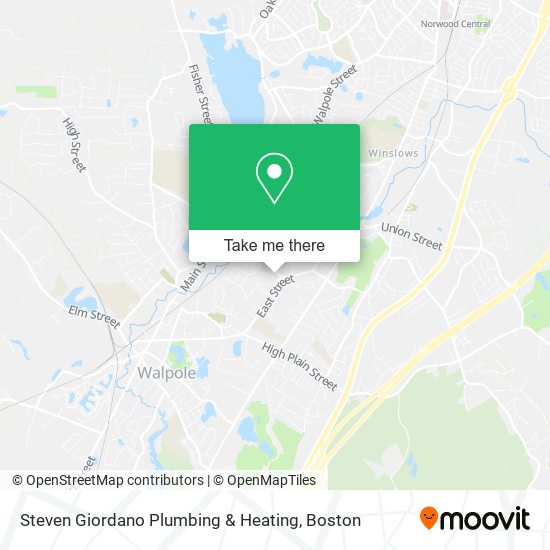 Steven Giordano Plumbing & Heating map