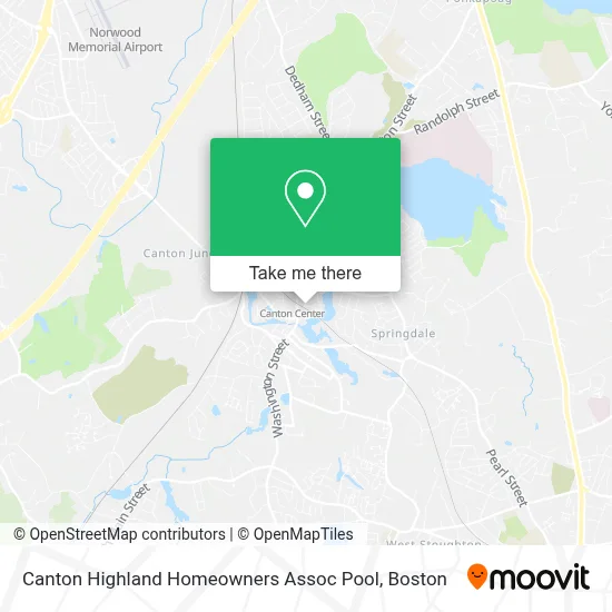 Canton Highland Homeowners Assoc Pool map