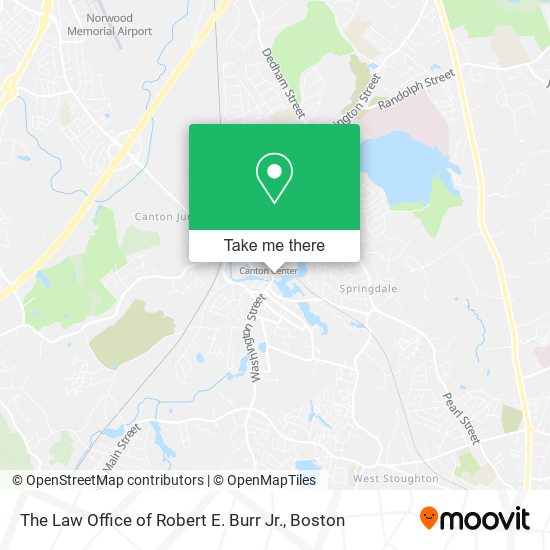 The Law Office of Robert E. Burr Jr. map