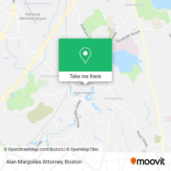 Alan Margolies Attorney map
