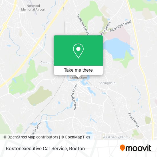 Mapa de Bostonexecutive Car Service