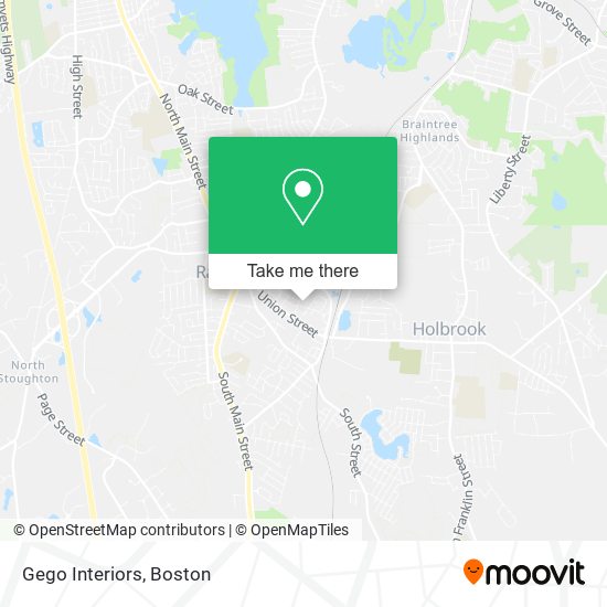 Mapa de Gego Interiors