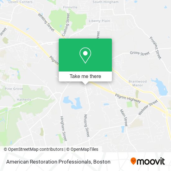 American Restoration Professionals map