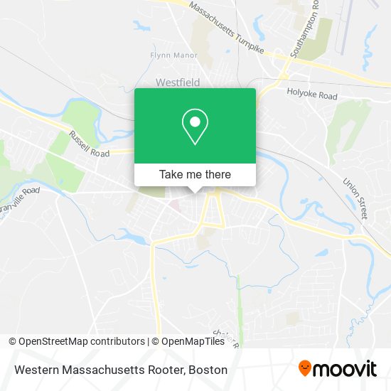 Western Massachusetts Rooter map