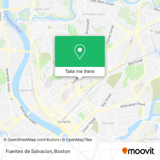 Fuentes de Salvacion map