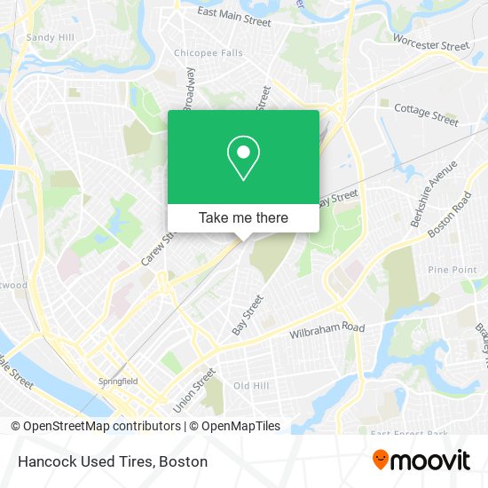 Mapa de Hancock Used Tires