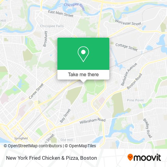 New York Fried Chicken & Pizza map