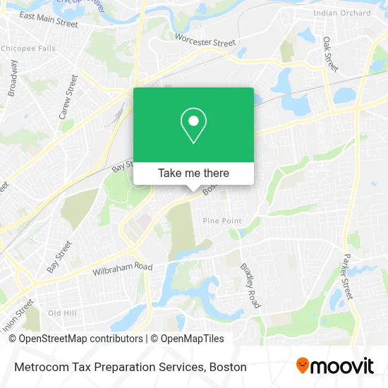 Metrocom Tax Preparation Services map