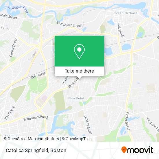 Catolica Springfield map