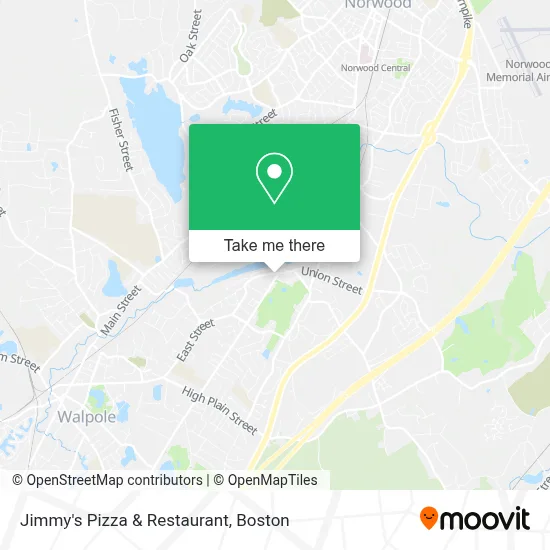 Jimmy's Pizza & Restaurant map