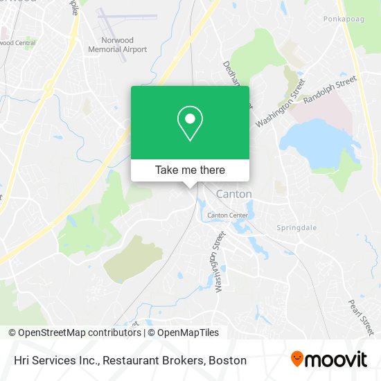 Hri Services Inc., Restaurant Brokers map