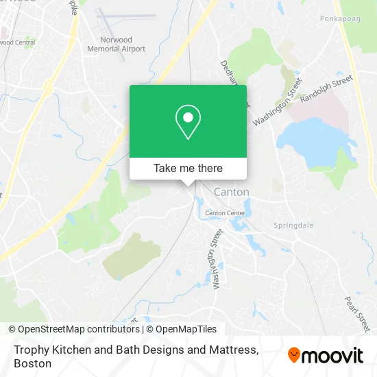 Mapa de Trophy Kitchen and Bath Designs and Mattress