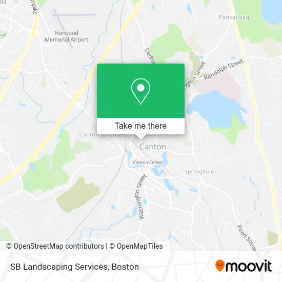 SB Landscaping Services map