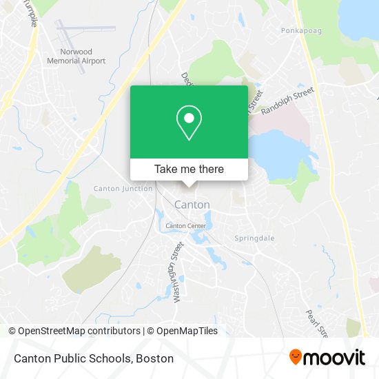 Canton Public Schools map