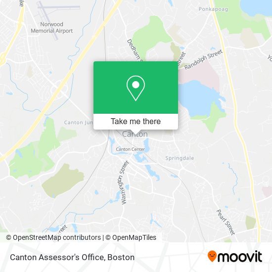 Canton Assessor's Office map