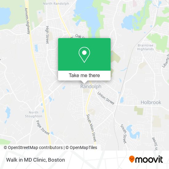 Mapa de Walk in MD Clinic