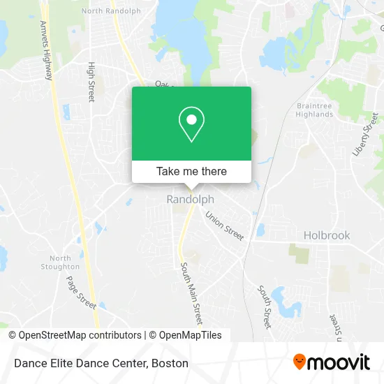Dance Elite Dance Center map