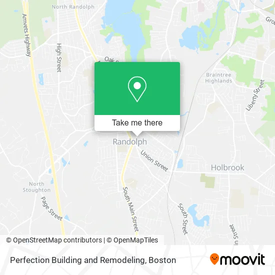 Perfection Building and Remodeling map