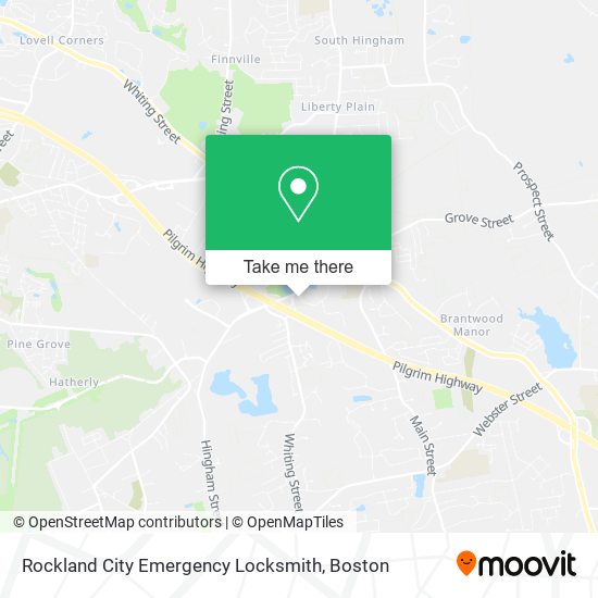 Mapa de Rockland City Emergency Locksmith