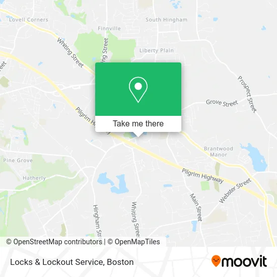 Locks & Lockout Service map
