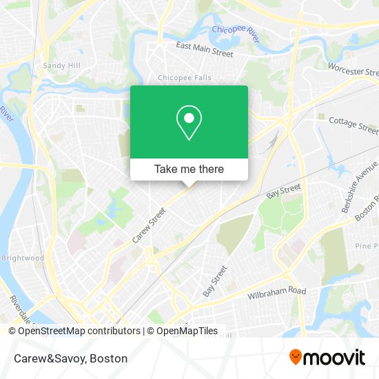 Mapa de Carew&Savoy