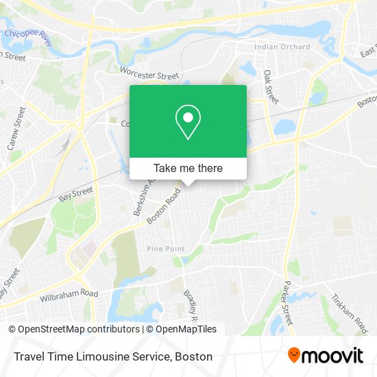 Mapa de Travel Time Limousine Service