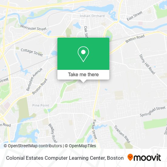 Colonial Estates Computer Learning Center map