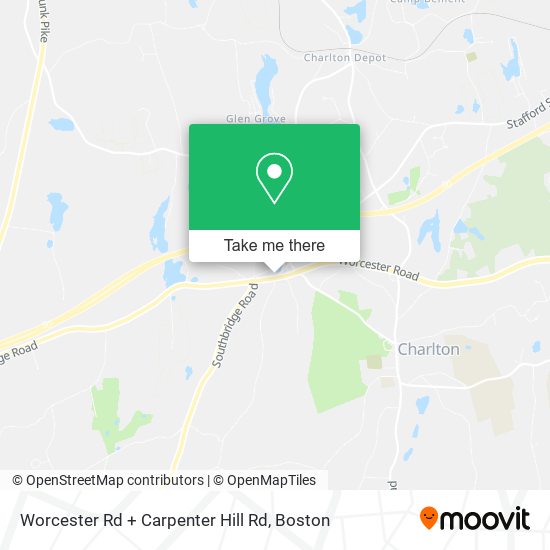 Mapa de Worcester Rd + Carpenter Hill Rd
