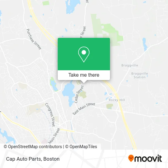 Cap Auto Parts map