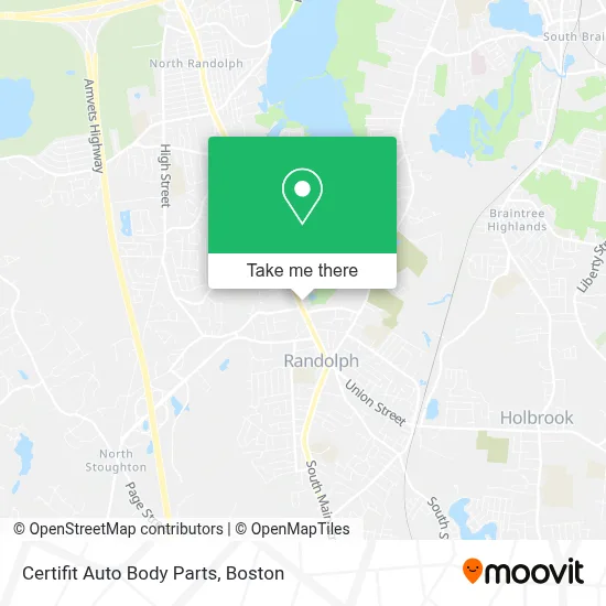 Certifit Auto Body Parts map