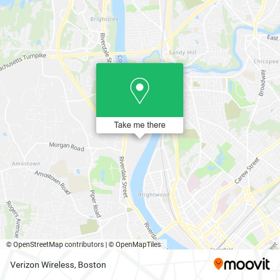 Mapa de Verizon Wireless