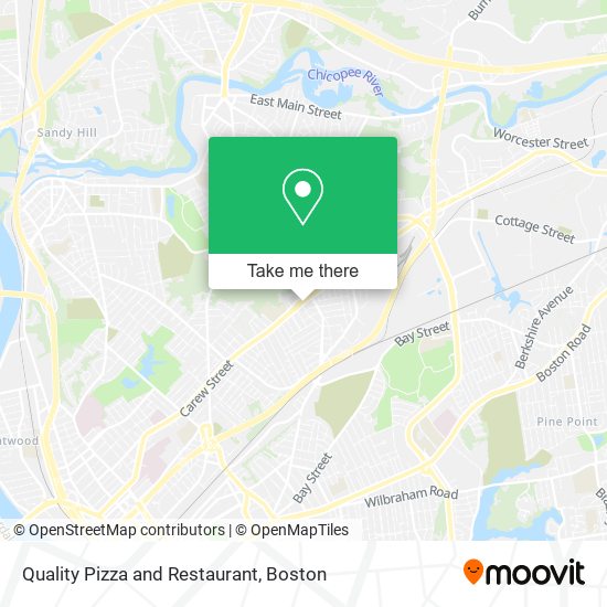 Quality Pizza and Restaurant map