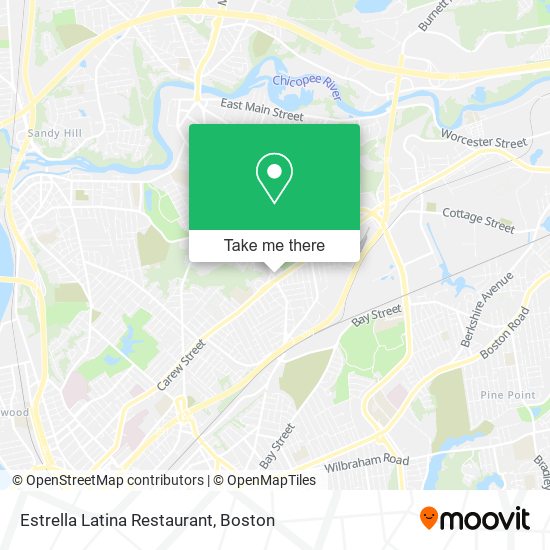 Estrella Latina Restaurant map