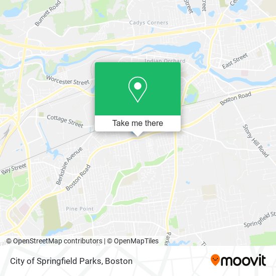 Mapa de City of Springfield Parks
