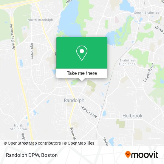 Mapa de Randolph DPW