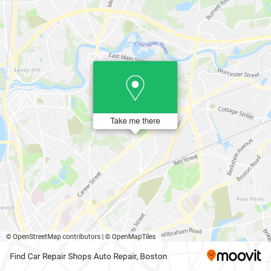 Find Car Repair Shops Auto Repair map