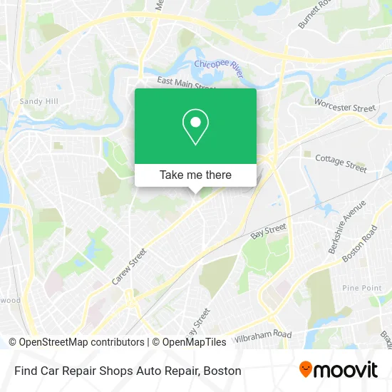 Find Car Repair Shops Auto Repair map