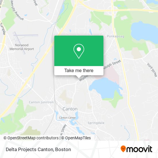 Delta Projects Canton map