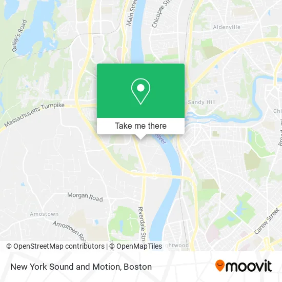 New York Sound and Motion map