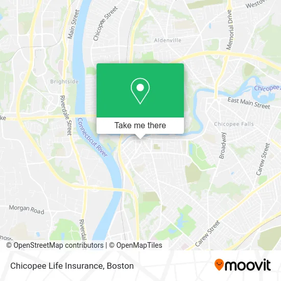 Chicopee Life Insurance map