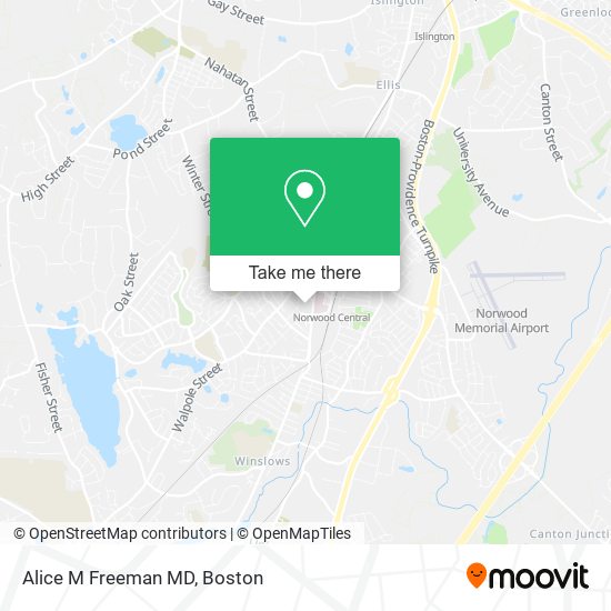 Mapa de Alice M Freeman MD