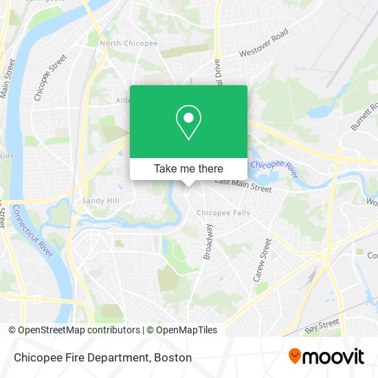 Chicopee Fire Department map