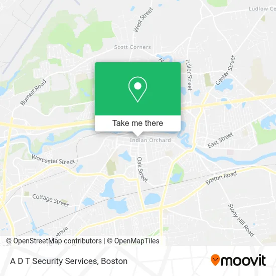 A D T Security Services map