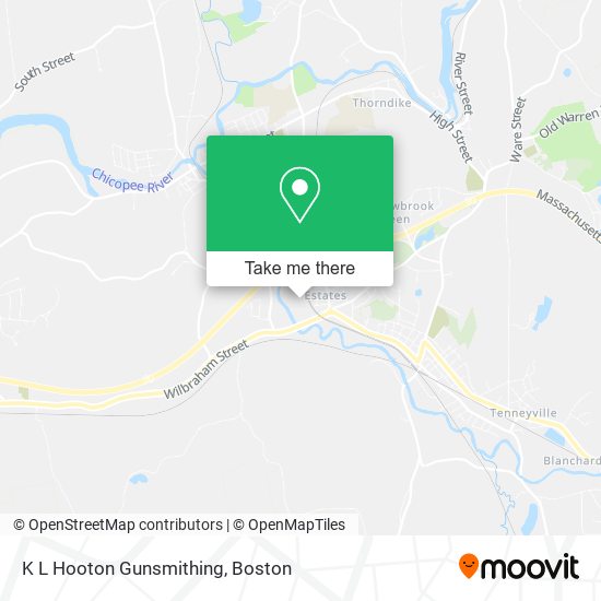 K L Hooton Gunsmithing map
